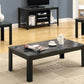 Black Grey Marble-Look Top Table Set - 3Pcs Set By Homeroots