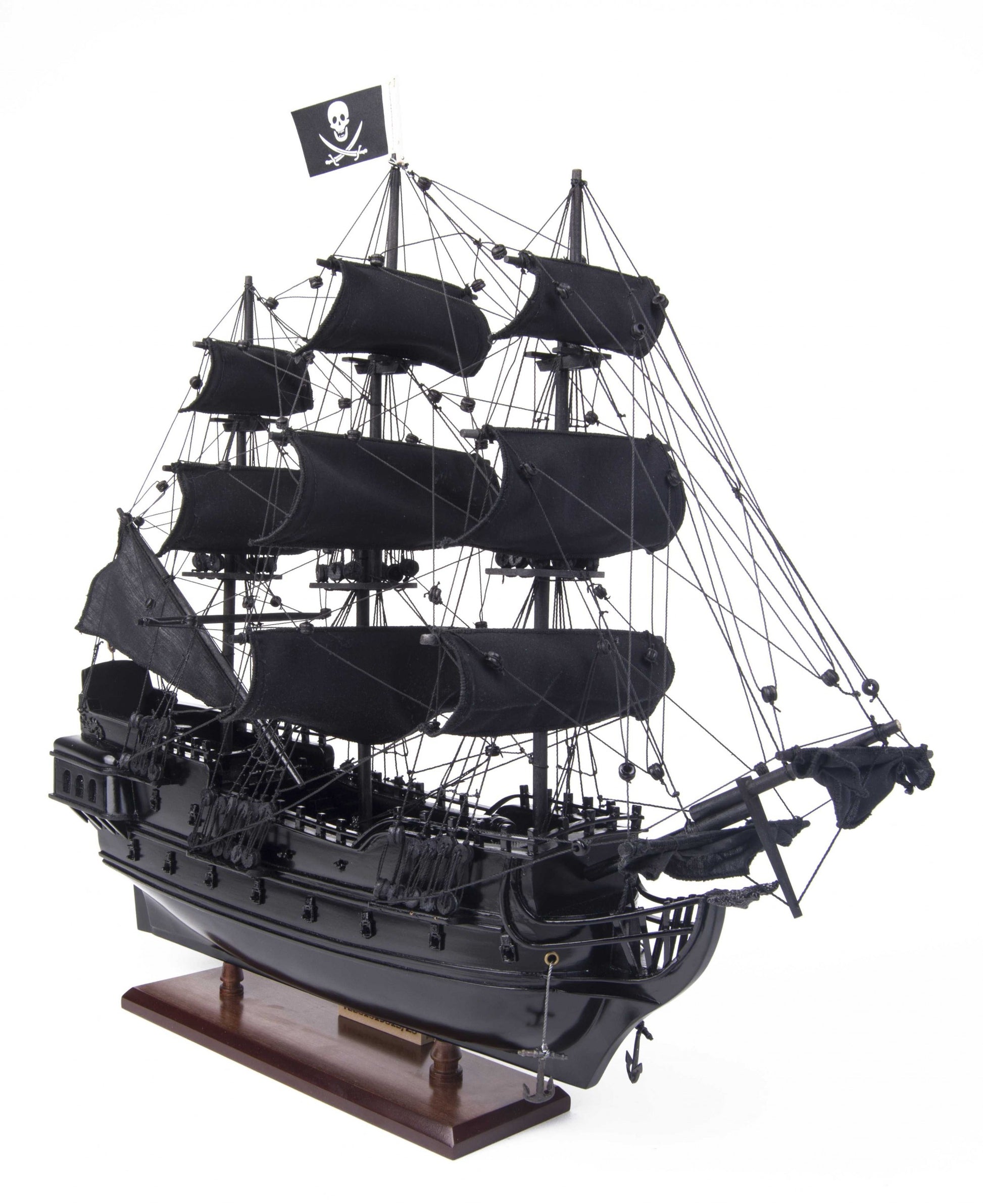 Black Pearl Pirate Ship By Homeroots | Sculptures | Modishstore - 2