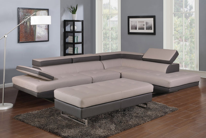 Twoto Tone Sectional RAF By Homeroots | Sectional | Modishstore