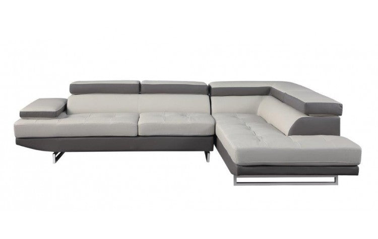 Twoto Tone Sectional RAF By Homeroots | Sectional | Modishstore - 2