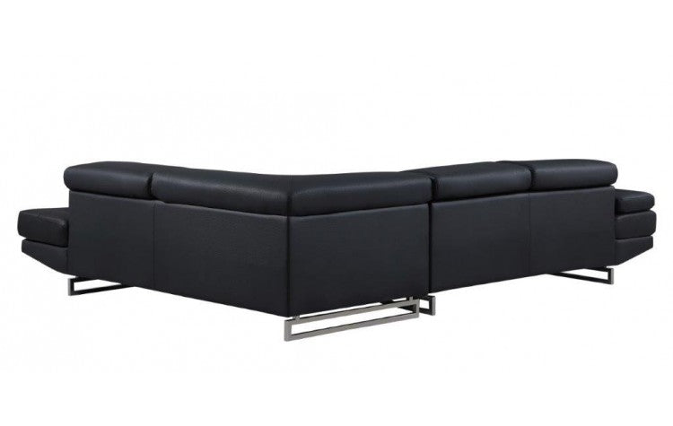 Black Sectional RAF By Homeroots | Sectional | Modishstore - 2