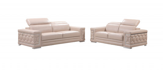 Beige Sofa Love By Homeroots - 366253 | Sofa Set | Modishstore