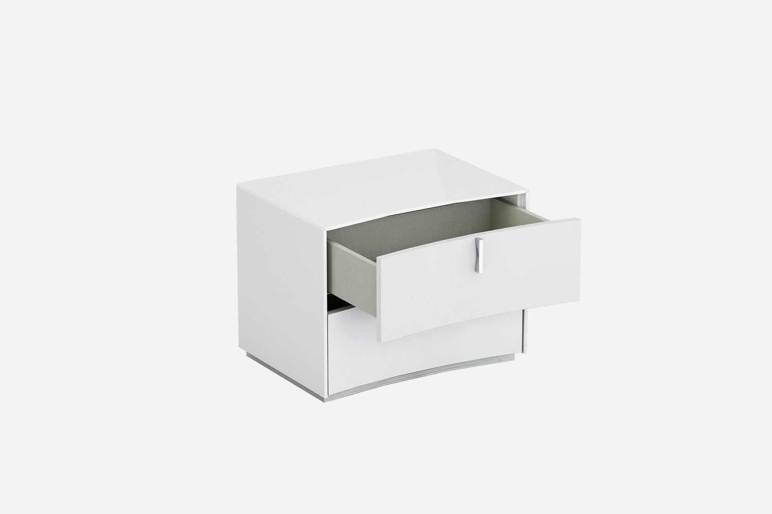 White Nightstand By Homeroots - 366257 | Nightstands | Modishstore - 2