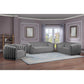 Villanova Gray Velvet Sofa By Best Master Furniture | Sofas |  Modishstore  - 2