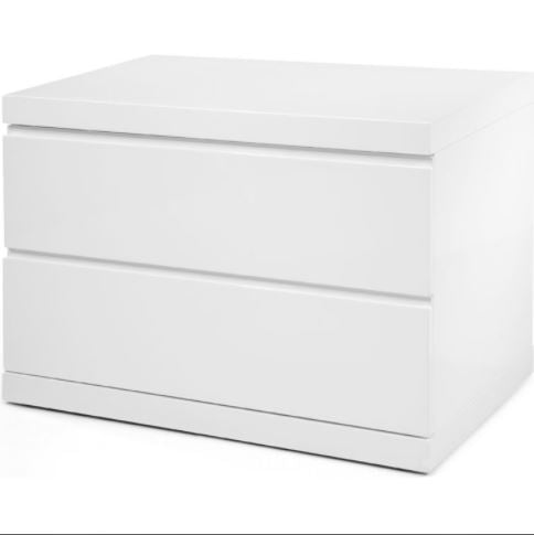 White Nightstand By Homeroots - 370734 | Nightstands | Modishstore