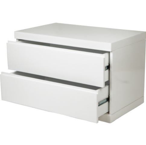 White Nightstand By Homeroots - 370734 | Nightstands | Modishstore - 3