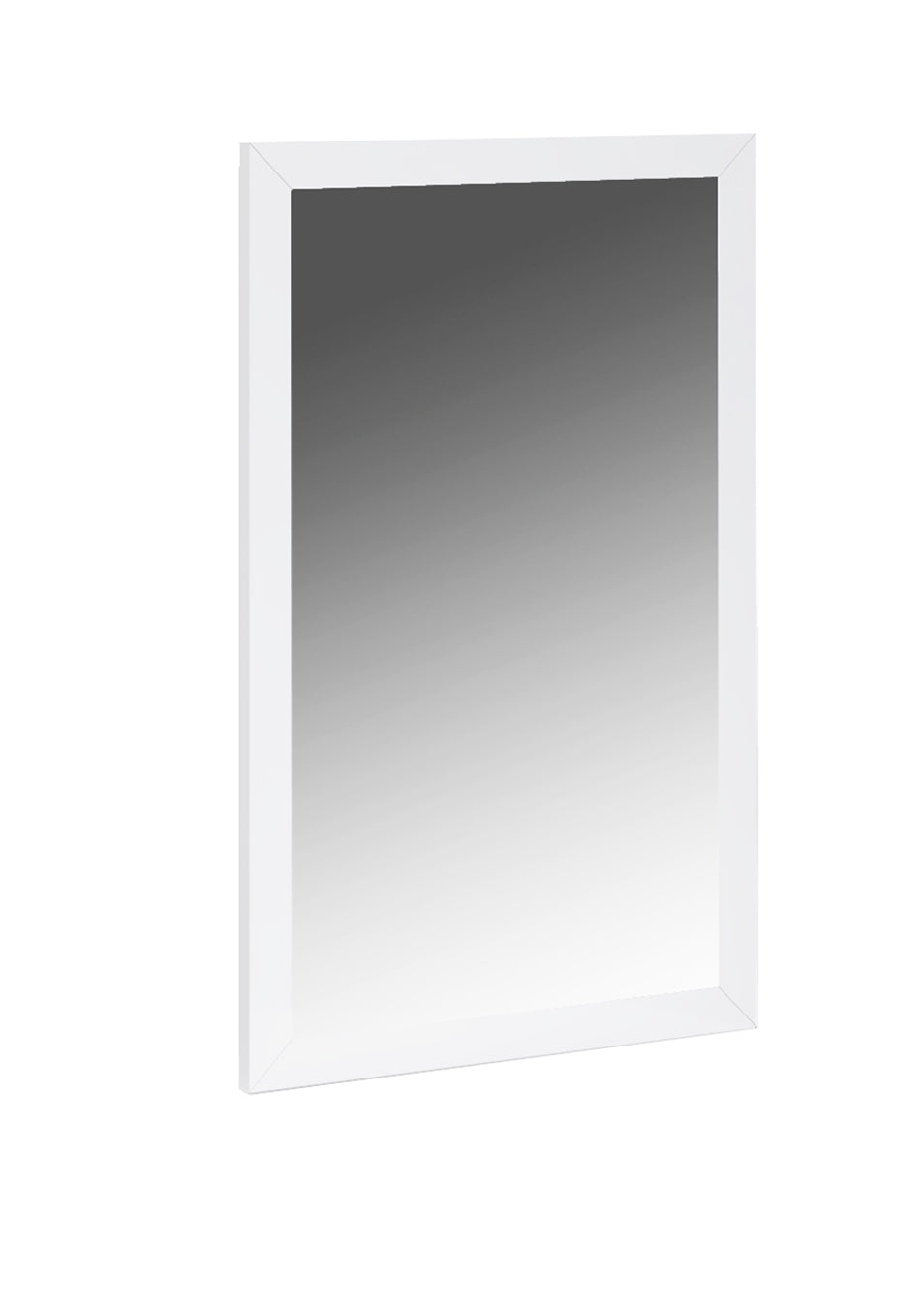 White Glass Mirror By Homeroots | Mirrors | Modishstore - 2