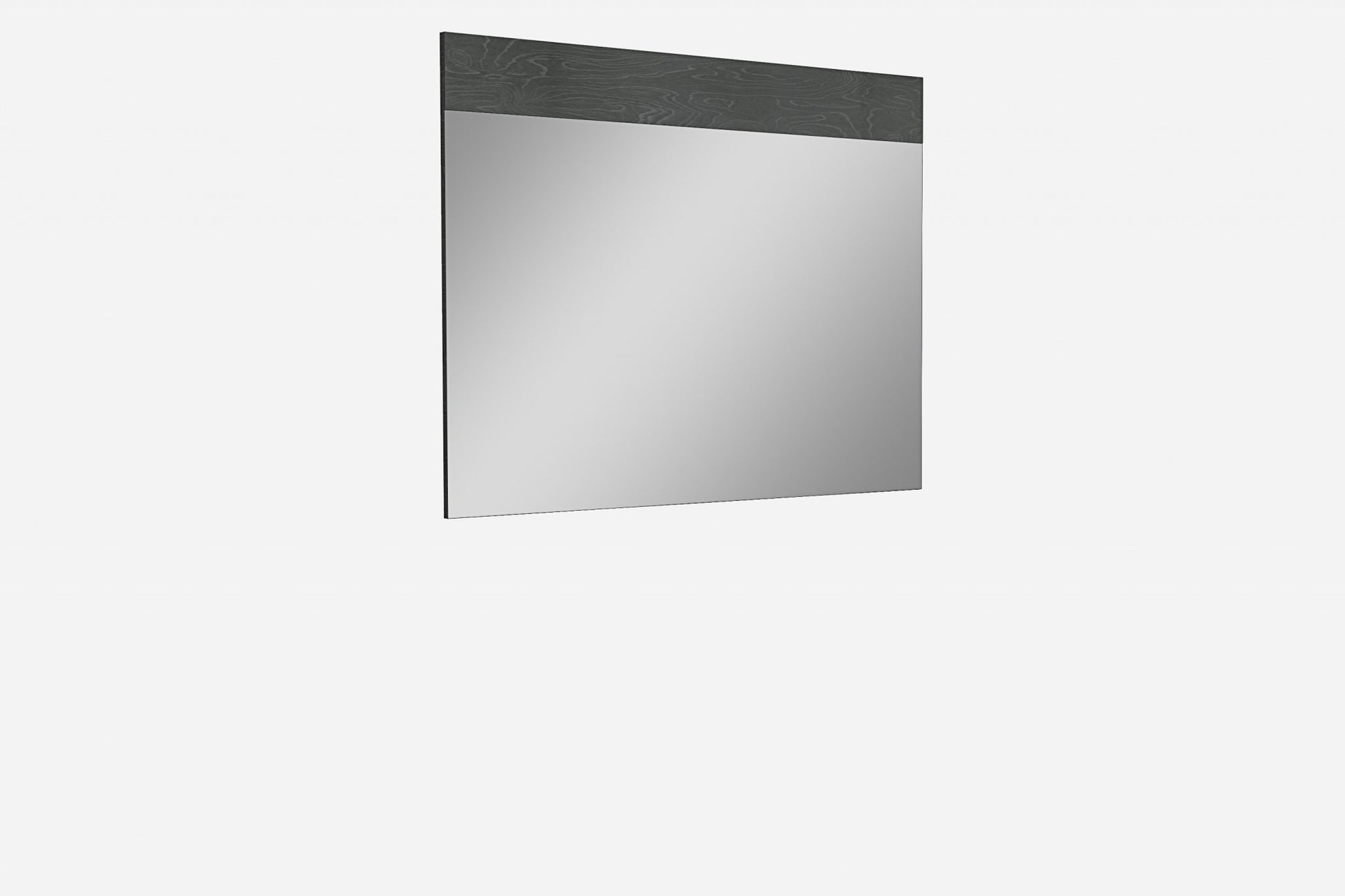 Gloss Grey Glass Mirror By Homeroots | Mirrors | Modishstore