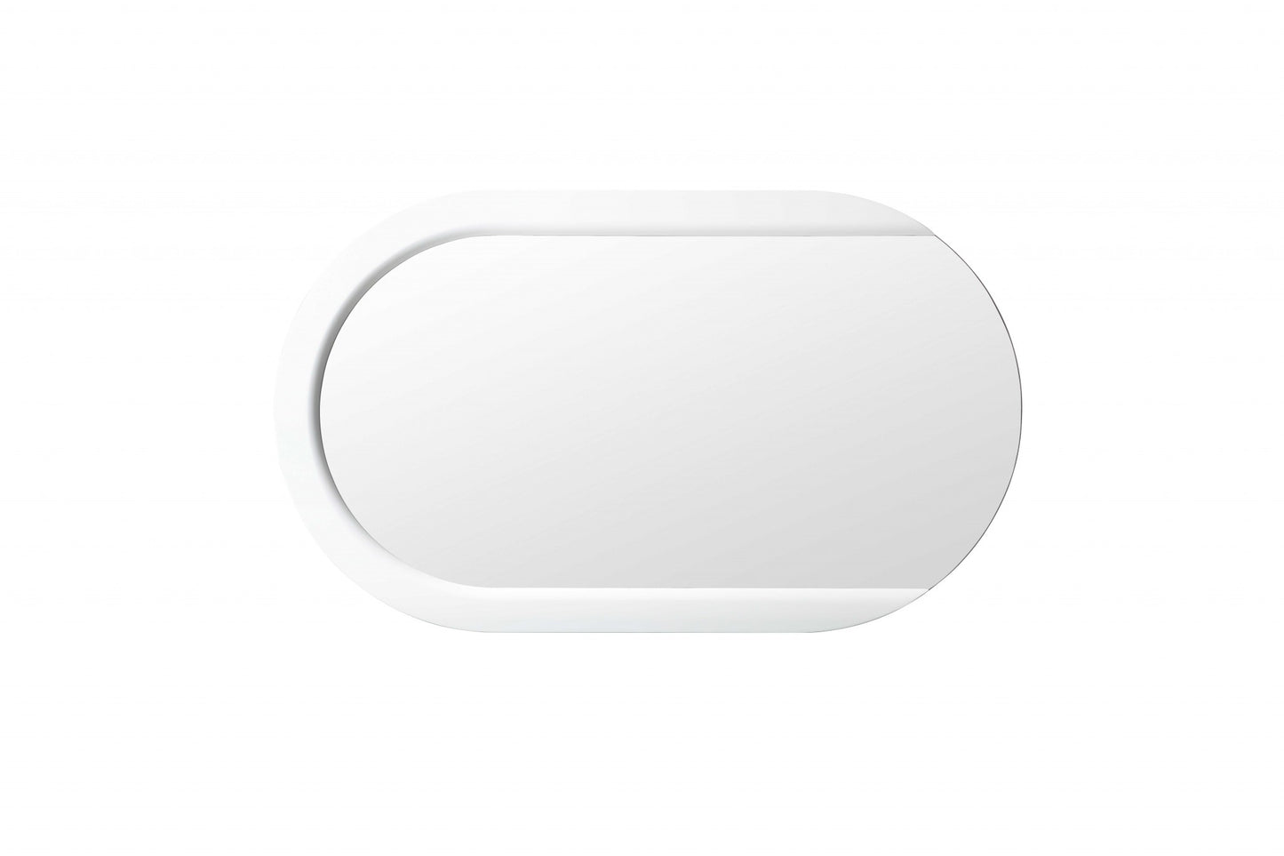 White Stainless Steel Mirror By Homeroots | Mirrors | Modishstore - 3