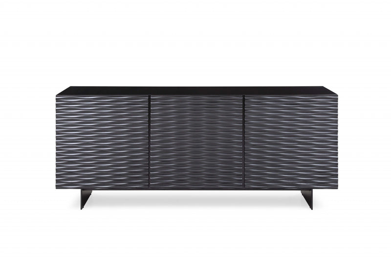 Black Metal Buffet By Homeroots | Sideboards | Modishstore