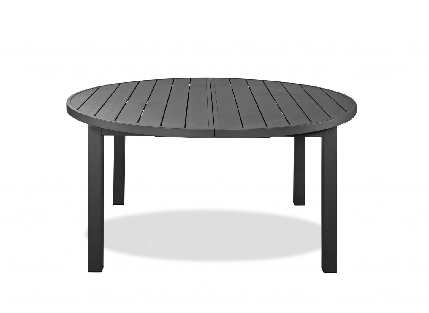 Gray Aluminum Dining Table By Homeroots | Dining Tables | Modishstore