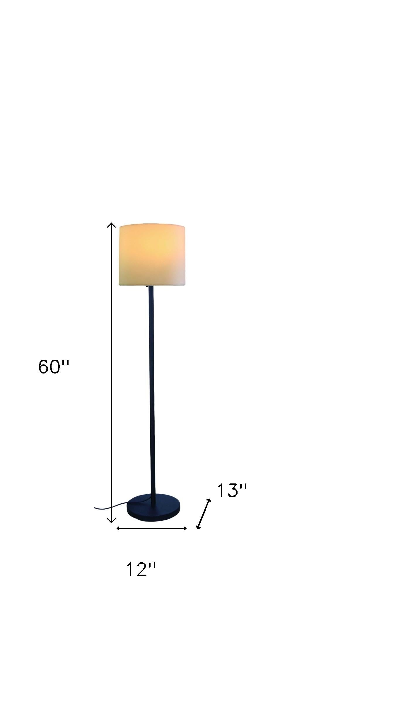 Aluminum Floor Lamp By Homeroots | Floor Lamps | Modishstore - 3