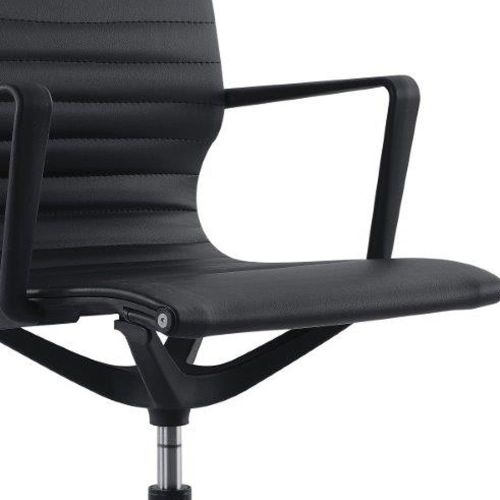 Black Mesh Fle Tilt Chair By Homeroots | Office Chairs | Modishstore - 3