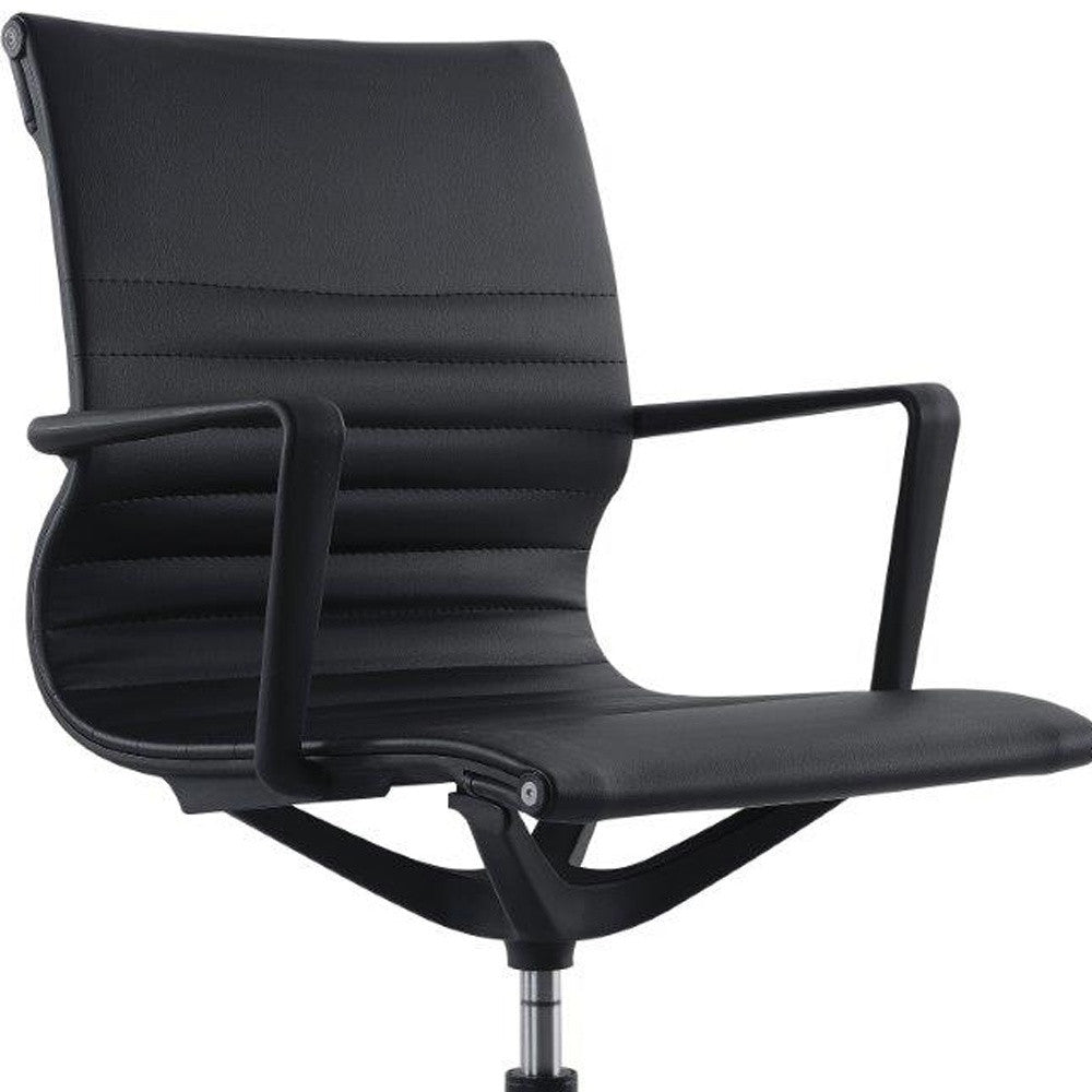 Black Mesh Fle Tilt Chair By Homeroots | Office Chairs | Modishstore - 4