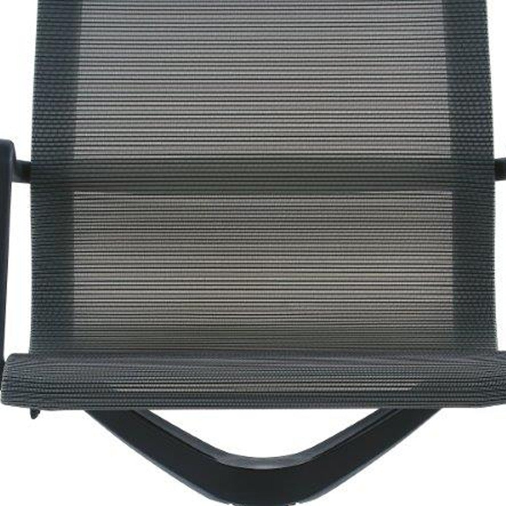 Charcoal Mesh Fle Tilt Chair By Homeroots | Office Chairs | Modishstore - 3