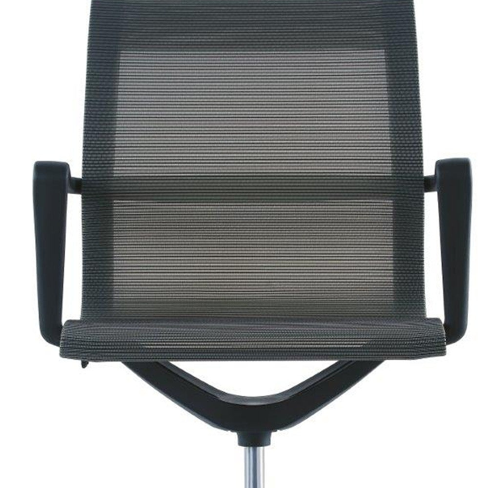 Charcoal Mesh Fle Tilt Chair By Homeroots | Office Chairs | Modishstore - 4