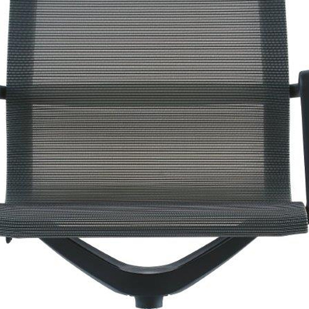 Charcoal Mesh Fle Tilt Chair By Homeroots | Office Chairs | Modishstore - 5