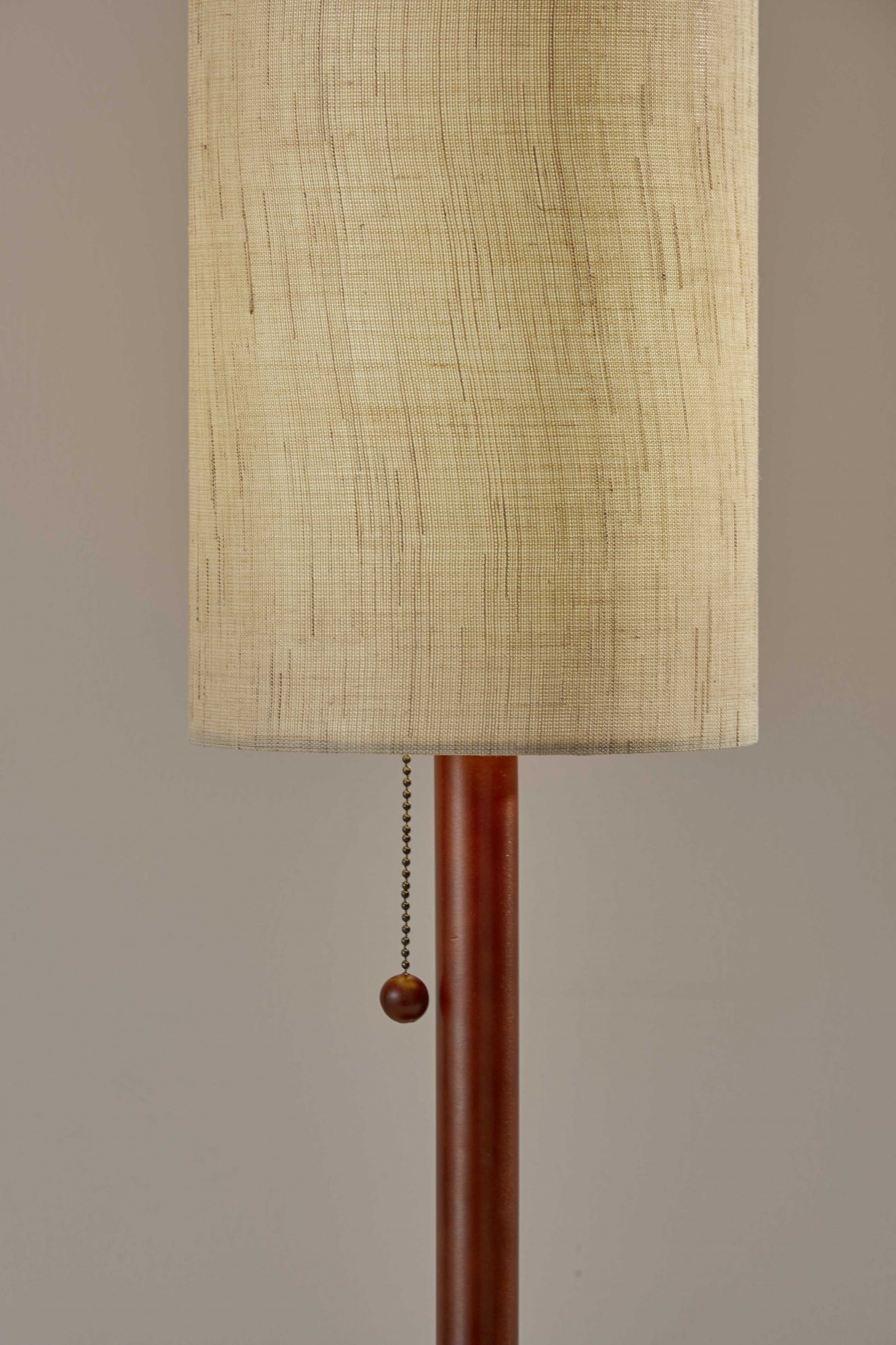 Slim Silhouette Walnut Wood Table Lamp By Homeroots | Table Lamps | Modishstore - 2