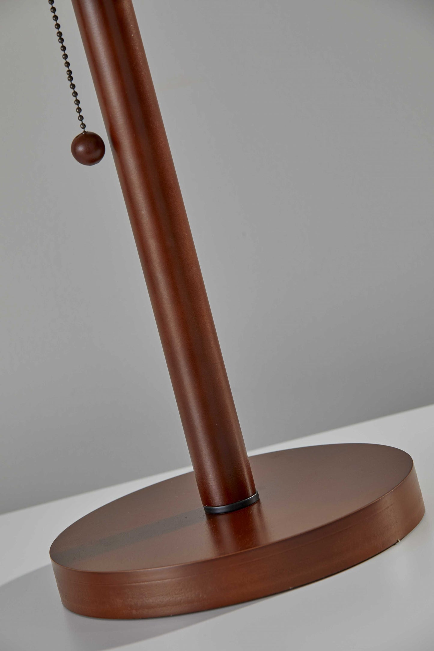 Slim Silhouette Walnut Wood Table Lamp By Homeroots | Table Lamps | Modishstore - 4