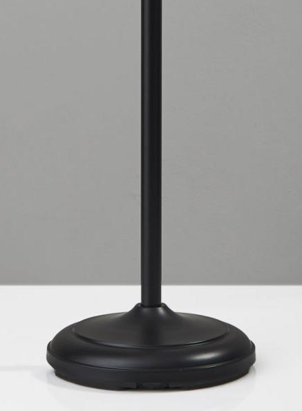 Tailored Black Metal Torchiere with Bright Illumination | Floor Lamps | Modishstore - 4