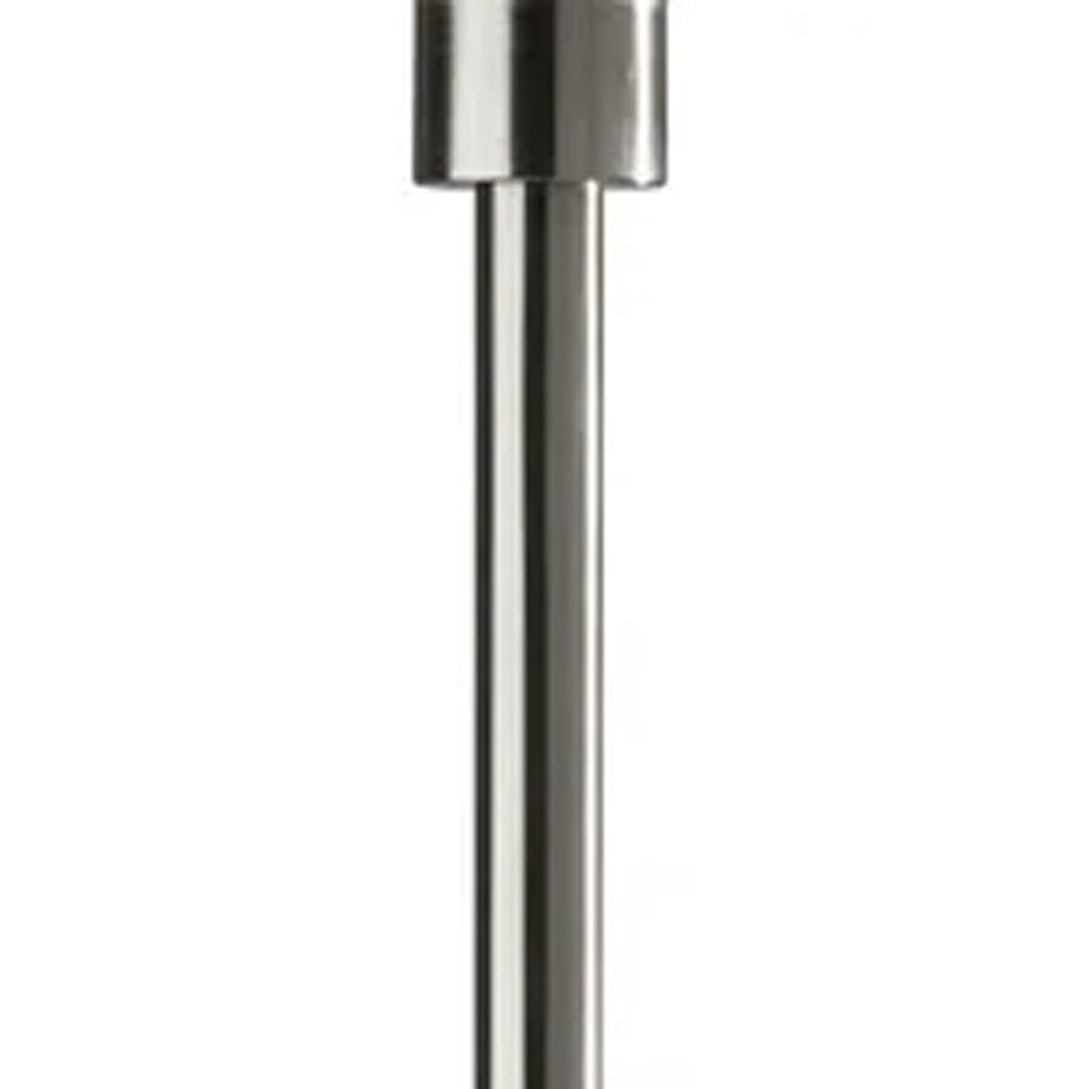 Modern Discus Brushed Steel Metal LED Torchiere By Homeroots | Floor Lamps | Modishstore - 2