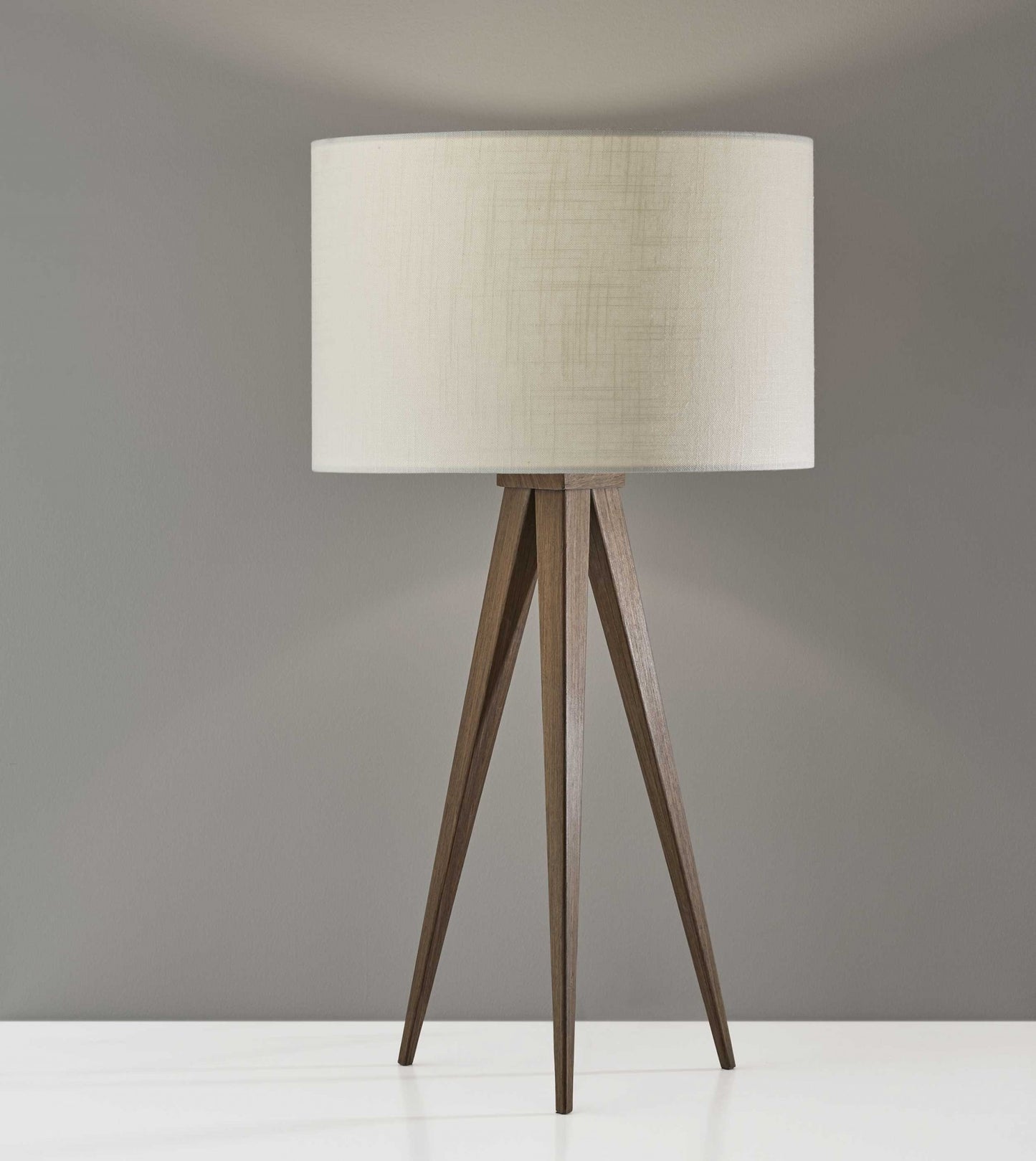 Treble Walnut Wood Table Lamp By Homeroots | Table Lamps | Modishstore