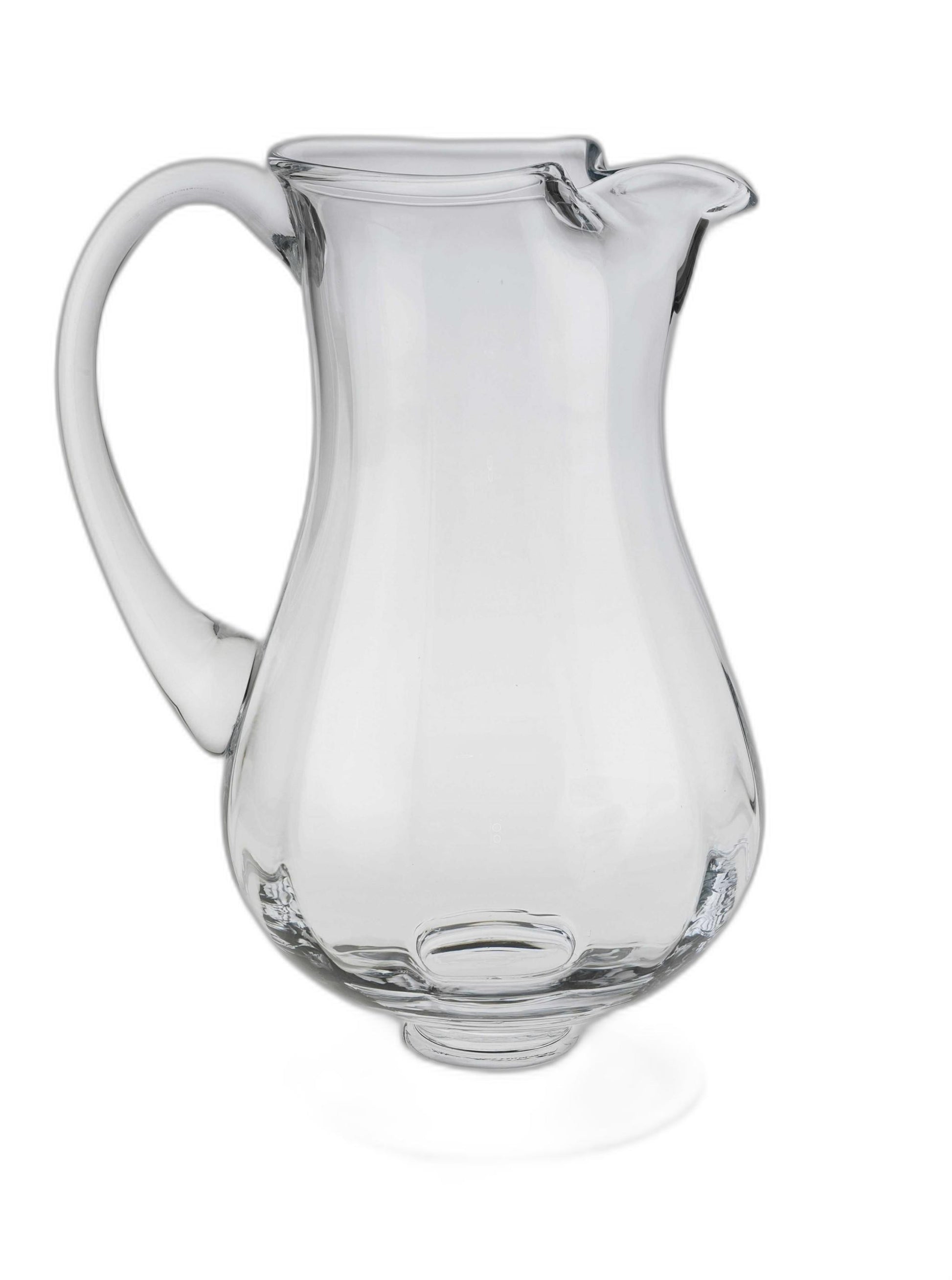 Mouth Blown Lead Free Crystal Pitcher 54 Oz By Homeroots | Bottles & Jugs | Modishstore - 4