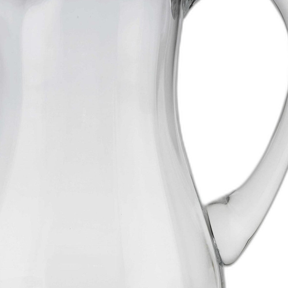 Mouth Blown Lead Free Crystal Pitcher 54 Oz By Homeroots | Bottles & Jugs | Modishstore - 6