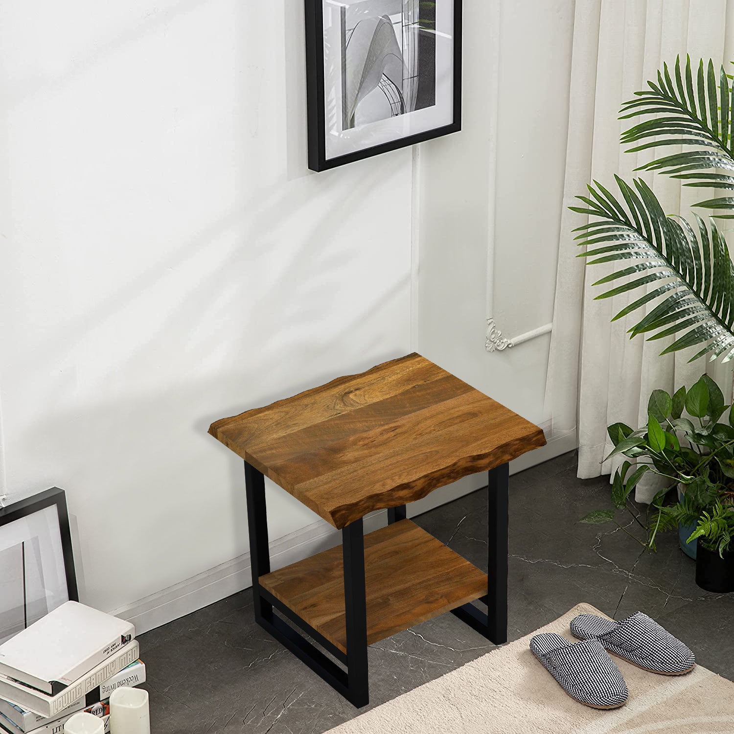Modern rustic end tables online