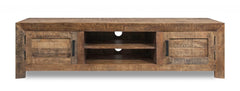 Solid Wood 2 Cabinet TV Stand and Media Console By Homeroots