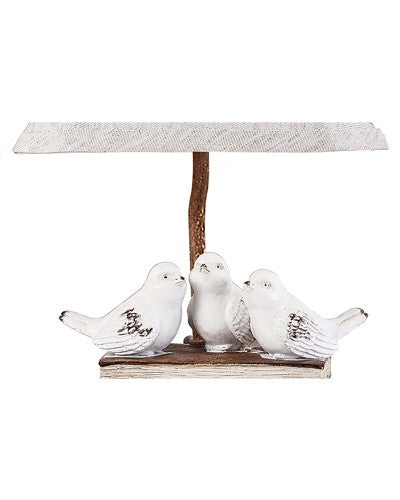 Three feathered Friends Atop a Stack of Books Accent Lamp By Homeroots | Table Lamps | Modishstore - 2