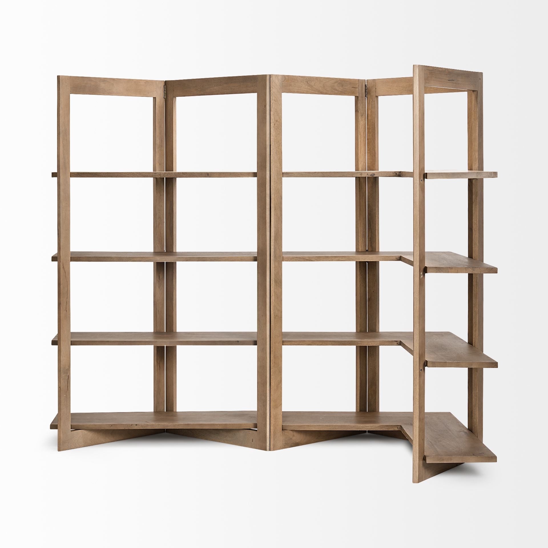 Light wood shelving deals unit