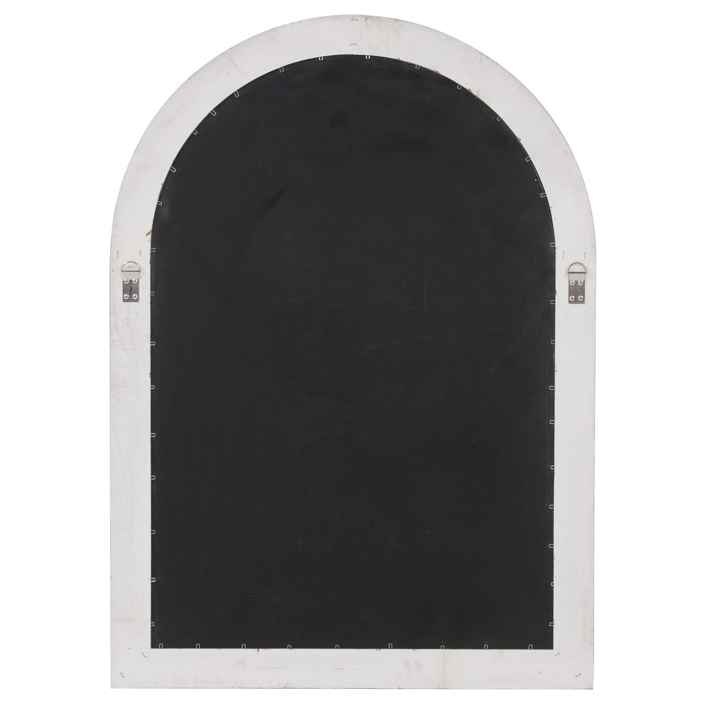 White Washed Mirror with Arched Panel Window Design By Homeroots | Mirrors | Modishstore - 5