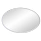 Oval Shaped Frameless Mirror By Homeroots | Mirrors | Modishstore - 4