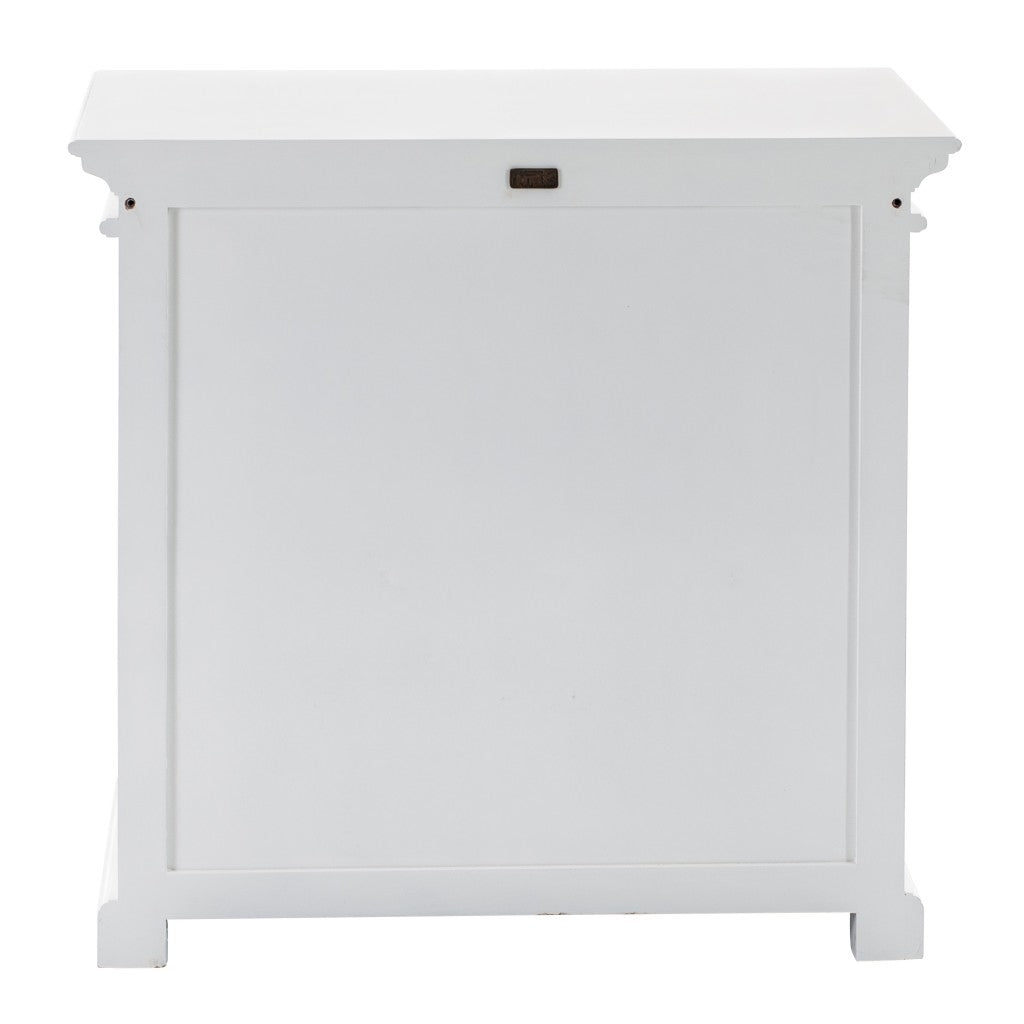 Modern Farm White Glass Door Accent Cabinet By Homeroots | Cabinets | Modishstore - 5