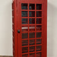 Vintage Red Wooden Phone Booth Bar Cabinet By Homeroots | Cabinets | Modishstore - 4