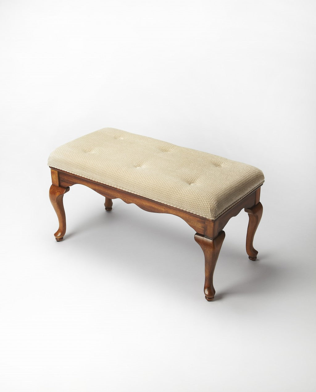 Classic Olive Brown Bench By Homeroots | Benches | Modishstore