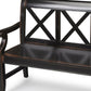 Modern Rustic Black Bench By Homeroots