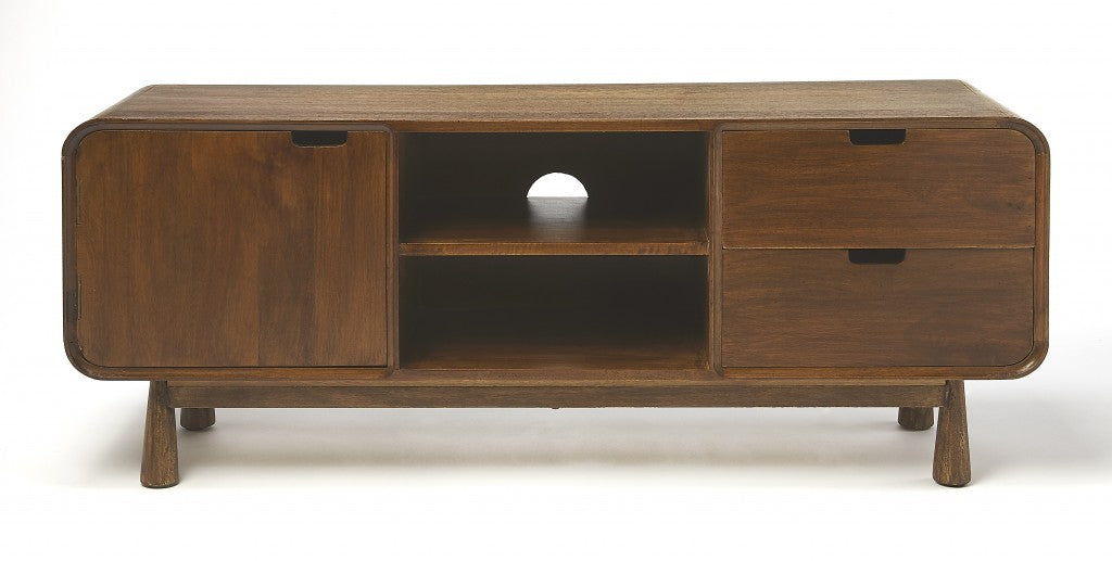 Drayton Modern Wood Entertainment Console By Homeroots | TV Stands | Modishstore