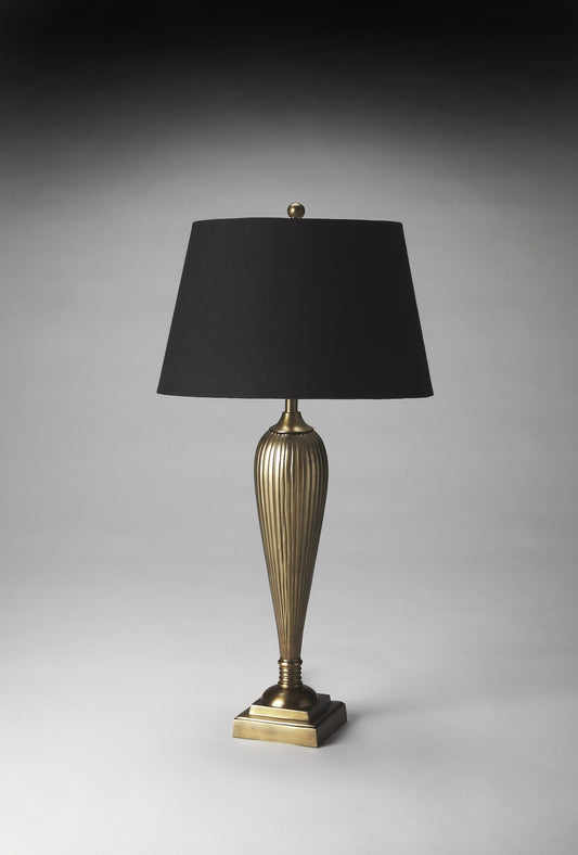 Antique Brass Table Lamp By Homeroots | Table Lamps | Modishstore - 2