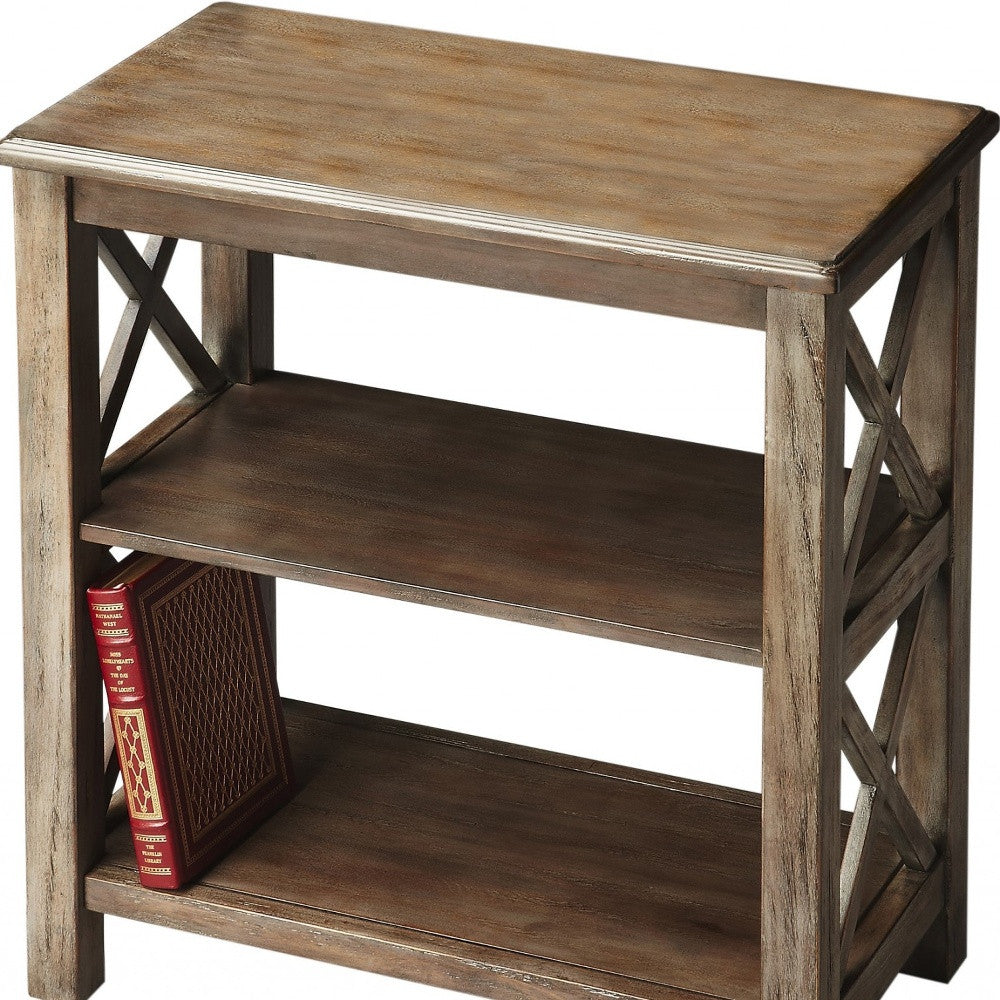 Vance Dusty Trail Bookcase By Homeroots | Bookcases | Modishstore - 4