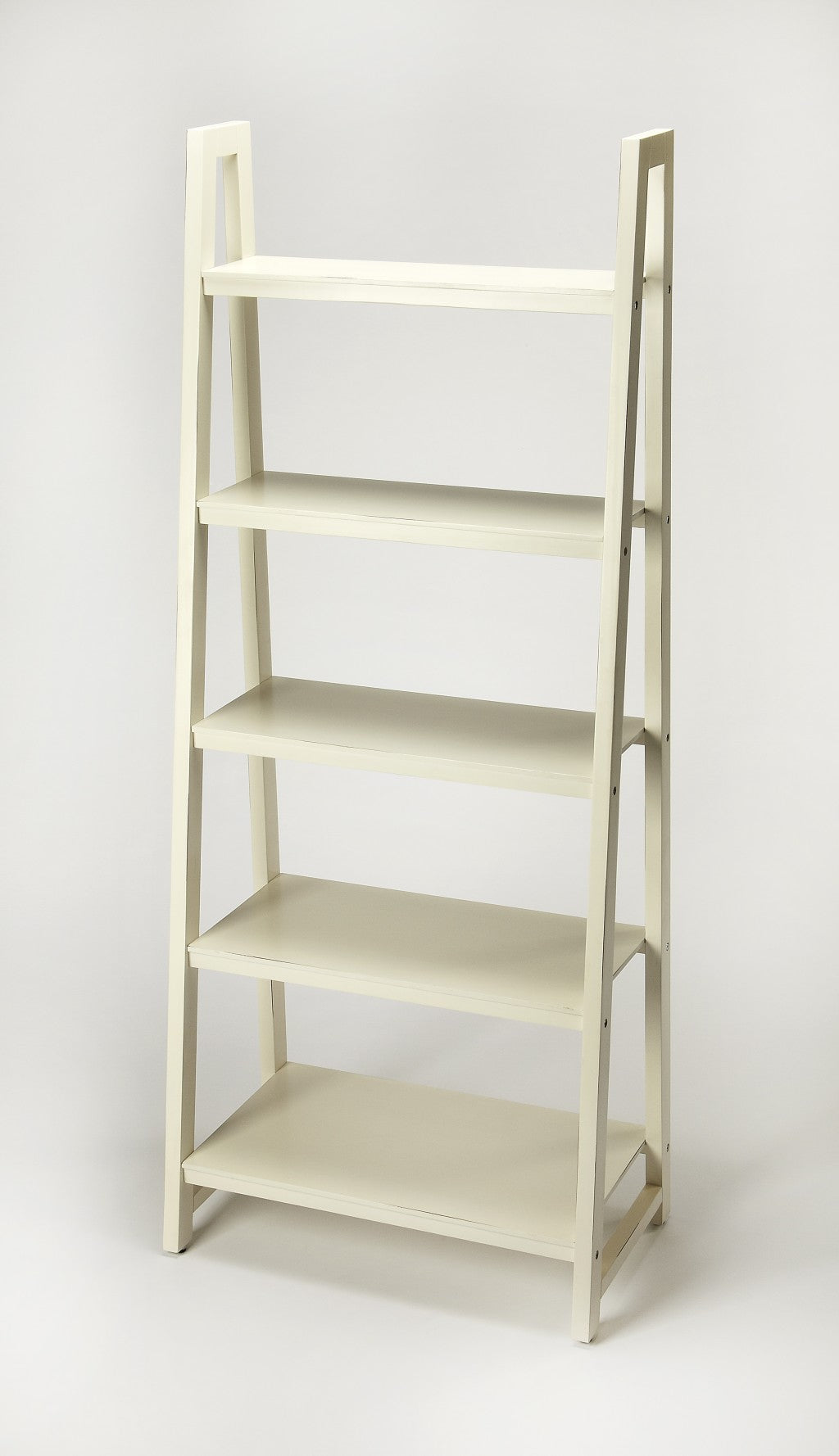 Stallings White Bookcase By Homeroots | Bookcases | Modishstore