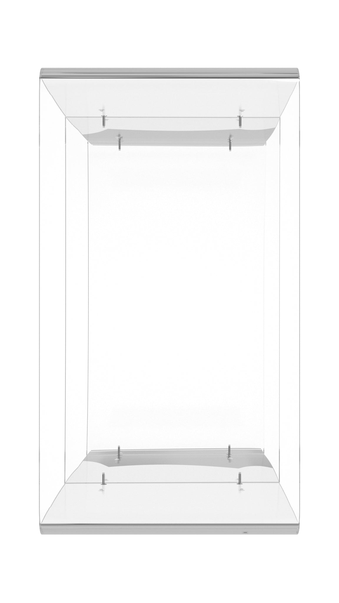 Crystal Clear Acrylic Bookcase By Homeroots | Bookcases | Modishstore - 3