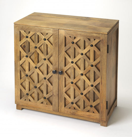 Corona Mango Wood Console Cabinet By Homeroots