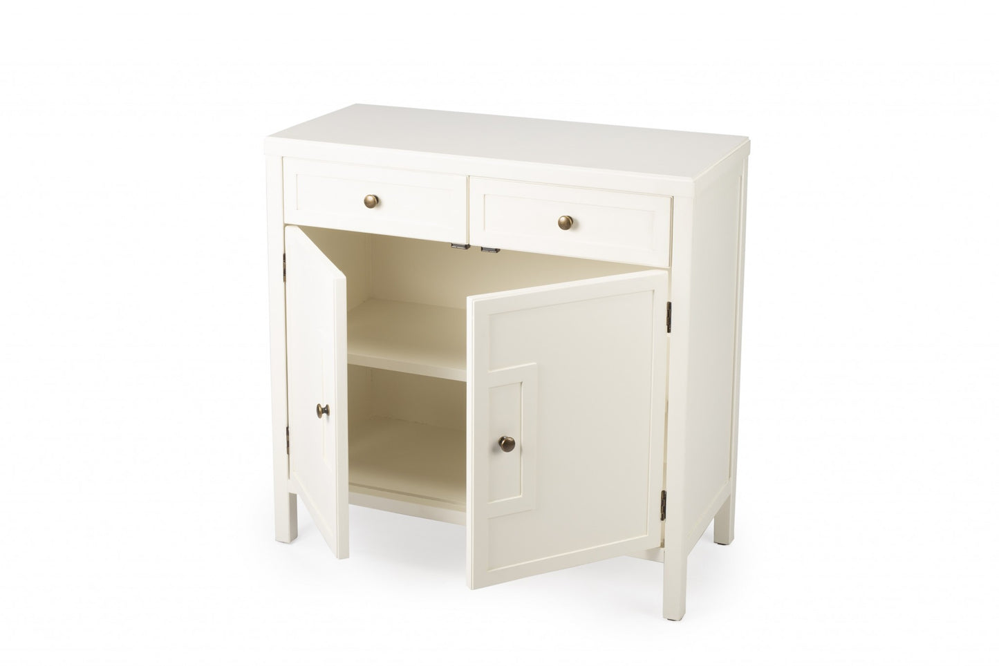 Imperial White Console Cabinet By Homeroots | Cabinets | Modishstore - 3