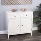 Imperial White Console Cabinet By Homeroots | Cabinets | Modishstore - 6