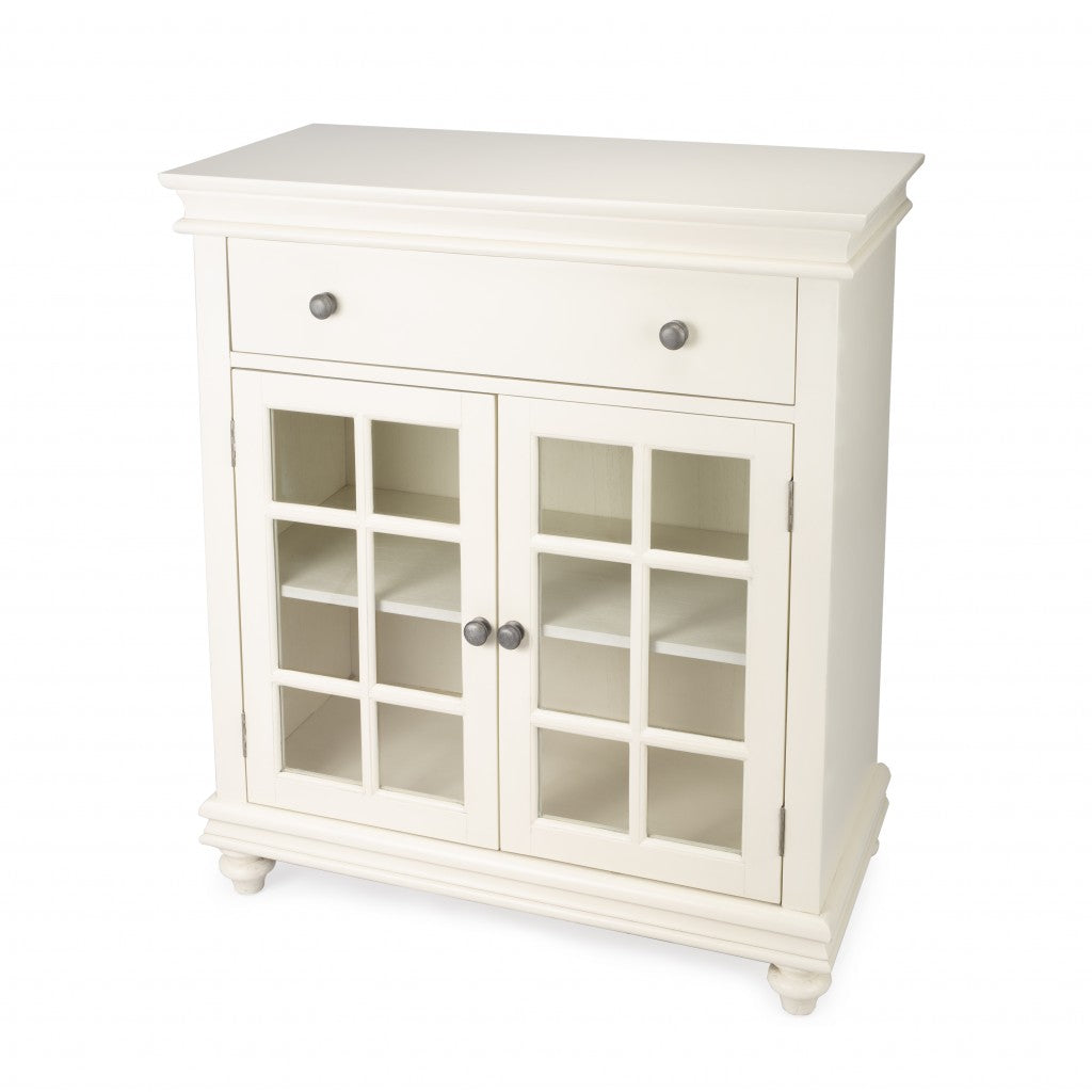 Stylish White Chest By Homeroots | Cabinets | Modishstore - 3