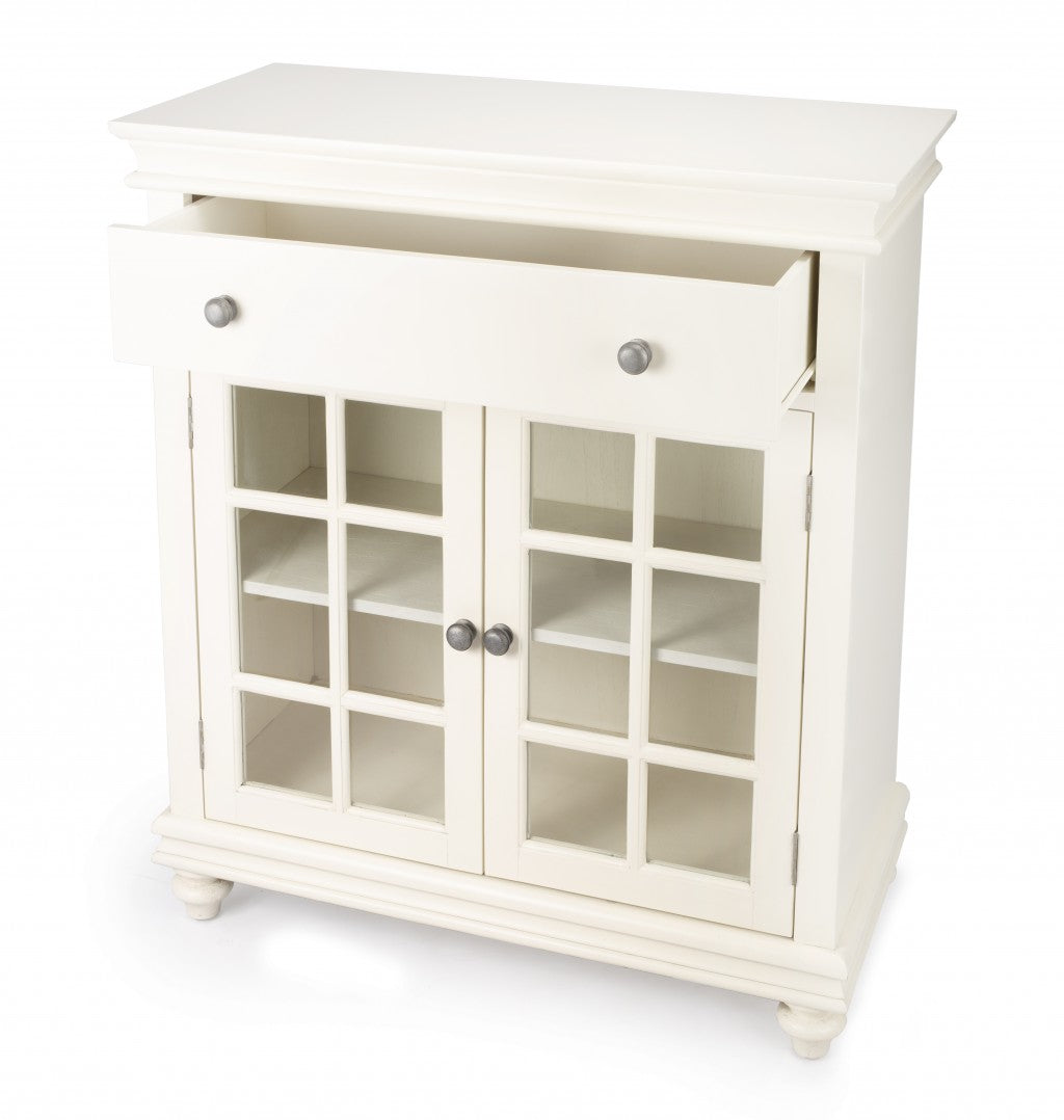 Stylish White Chest By Homeroots | Cabinets | Modishstore - 4