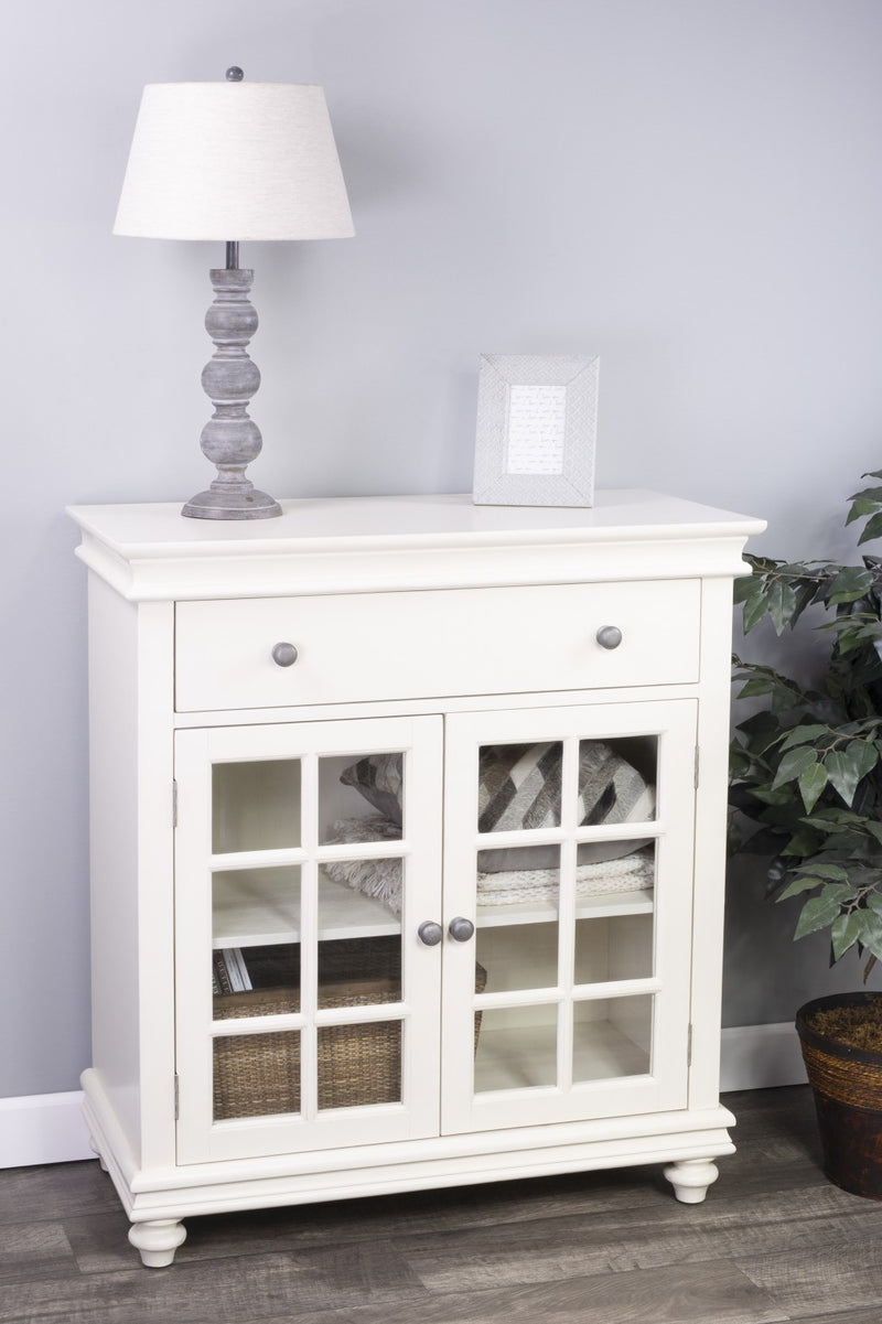 Stylish White Chest By Homeroots | Cabinets | Modishstore