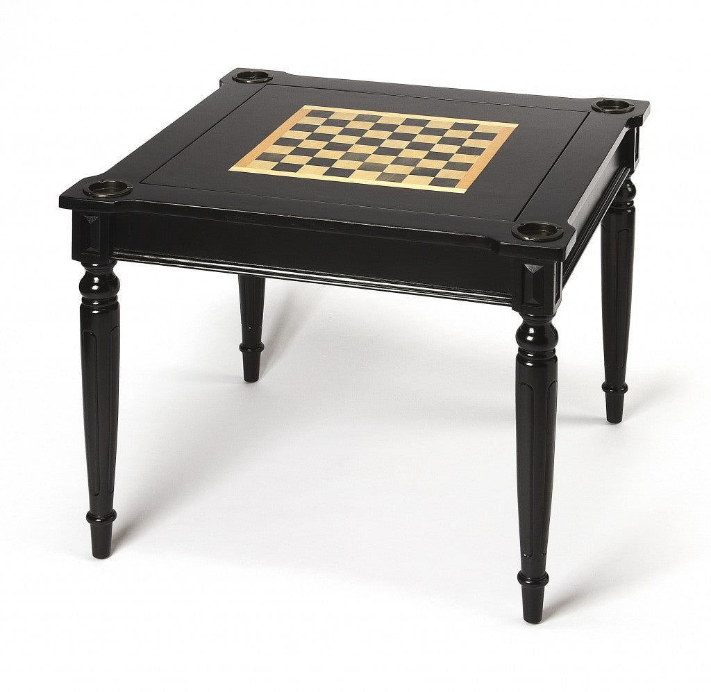 Black Licorice Multi Game Table By Homeroots | Accent Tables | Modishstore